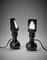 Model P600 Table Lamps in Black by Gino Sarfatti for Arteluce, Set of 2 9