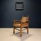 Vintage Armchair in Wood and Rope by Charles Dudouyt 2