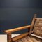 Vintage Armchair in Wood and Rope by Charles Dudouyt 4