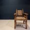 Fauteuil Vintage en Bois et Corde par Charles Dudouyt 1