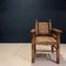 Vintage Armchair in Wood and Rope by Charles Dudouyt 1