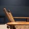 Vintage Armlehnstuhl aus Holz & Seil von Charles Dudouyt 6