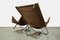 Foldable Canvas Model X75-4 Lounge Chairs by Borge Lindau & Bo Lindekrantz for Lammhults, Sweden, 1970s, Set of 2, Image 4