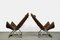Foldable Canvas Model X75-4 Lounge Chairs by Borge Lindau & Bo Lindekrantz for Lammhults, Sweden, 1970s, Set of 2 3