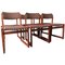 Danish Teak Dining Chairs With Leather Straps from KS Møbler, Set of 6 1