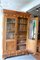 Mueble francés vintage de cerezo y vidrio, Imagen 2