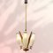 Italian Opaline Glass Light Pendant 1950’s, Image 7