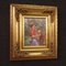 Artista italiano, Niña con becerro, mediados del siglo XX, óleo sobre tablero, Imagen 11