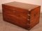 Large Camphor Wood Marine Campaign Chest, 1800s, Image 6