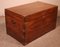 Large Camphor Wood Marine Campaign Chest, 1800s 7