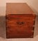 Large Camphor Wood Marine Campaign Chest, 1800s 11