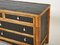 Large French Bamboo, Rattan and Brass Chest of Drawers, 1970s 9
