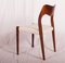 Model 71 Rosewood Dining Chairs by Niels O. Møller for J. L. Møllers, 1951, Set of 6 10