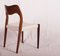 Model 71 Rosewood Dining Chairs by Niels O. Møller for J. L. Møllers, 1951, Set of 6 6