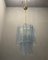 Lámpara de araña Tronchi italiana de cristal de Murano, Imagen 1