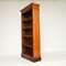 Antique Inlaid Burr Walnut Open Bookcase, Image 3