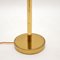 Vintage Brass Table Lamp with Rattan Shade, 1960s 5