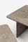 Tavolini da caffè in marmo fossile, anni '70, set di 3, Immagine 5