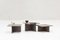 Tavolini da caffè in marmo fossile, anni '70, set di 3, Immagine 3