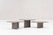 Tavolini da caffè in marmo fossile, anni '70, set di 3, Immagine 1