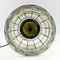 Mid-Century Iron Structured Glass Ceiling Lamp from Limburg, Germany, 1960s 9