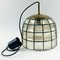 Mid-Century Iron Structured Glass Ceiling Lamp from Limburg, Germany, 1960s, Image 12