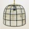 Mid-Century Iron Structured Glass Ceiling Lamp from Limburg, Germany, 1960s 2