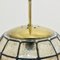 Mid-Century Iron Structured Glass Ceiling Lamp from Limburg, Germany, 1960s 8