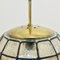 Mid-Century Iron Structured Glass Ceiling Lamp from Limburg, Germany, 1960s, Image 8