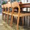 Oak Model 71 Dining Chairs with Papercord Seats by Niels Otto Møller for J.L. Møllers, Set of 6 16