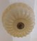 Vintage Bundt Cake Ceiling Lamp in Yellow Glass, 1970s, Image 3