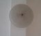 Vintage German Round Ceiling Lamp in White Glass from Honsel, 1970s 5