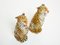 Italian Ceramic Female and Male Leopard Sculptures, 1960s, Set of 2 2