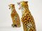 Italienische weibliche und männliche Leopard Skulpturen aus Keramik, 1960er, 2er Set 8
