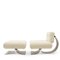 Lounge Chair and Ottoman by Oscar Niemeyer from Mobilier International, 1970s, Set of 2 2