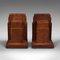 Vintage English Bookends by Gordon Russell, 1930s, Set of 2 3