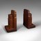 Vintage English Bookends by Gordon Russell, 1930s, Set of 2 1
