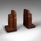 Vintage English Bookends by Gordon Russell, 1930s, Set of 2, Image 1