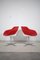 Turtle Chair in Red and White by Pearson Lloyd for Walter Knoll, 1990s 5