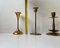 Vintage Scandinavian Brass Candleholders, 1960s, Set of 4 4