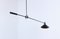 Black Counterbalance Ceiling Lamp by J. J. M. Hoogervorst for Anvia, 1970s 21