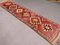 Vintage Turkish Handmade Tribal Wool Runner Rug 2