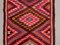 Long Vintage Turkish Kilim Wool Runner Rug, Image 5