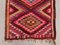 Long Vintage Turkish Kilim Wool Runner Rug 4