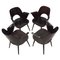Chairs by Oswald Haerdtl for Ton, Czechoslovakia, 1950s, Set of 4 1