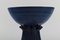 Swedish Glazed Stoneware Bowl on Foot by Irma Yourstone 5