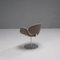 Little Tulip Swivel Chairs in Grey Fabric by Pierre Paulin for Artifort, Set of 4 3