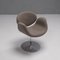 Little Tulip Swivel Chairs in Grey Fabric by Pierre Paulin for Artifort, Set of 4, Image 8