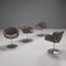 Little Tulip Swivel Chairs in Grey Fabric by Pierre Paulin for Artifort, Set of 4, Image 2