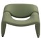 F598 Groovy Chairs in Pale Green Fabric by Pierre Paulin for Artifort 1